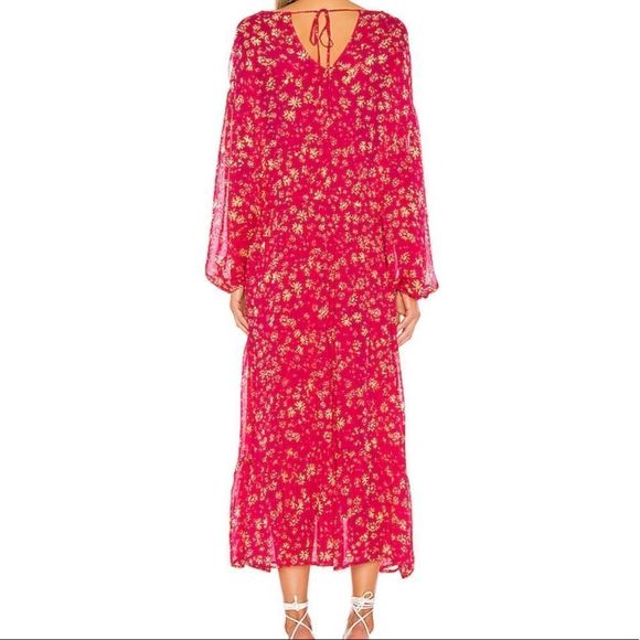 NWT Free People Wallflower Midi Dress - Picture 6 of 6